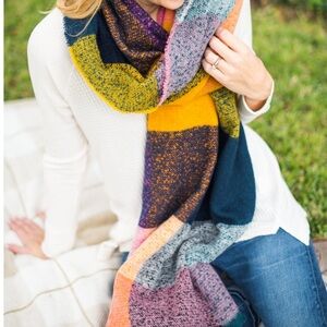 Anthropologie multi color scarf